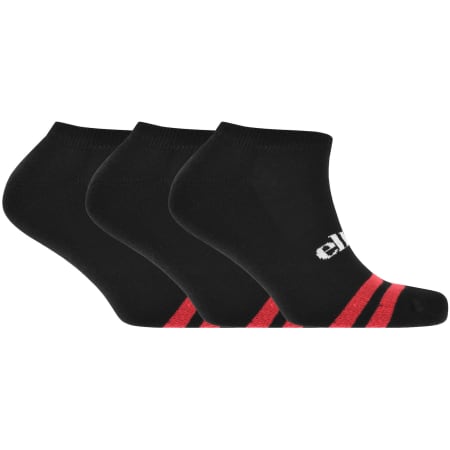 Product Image for Ellesse Melna 3 Pack Trainer Socks Black