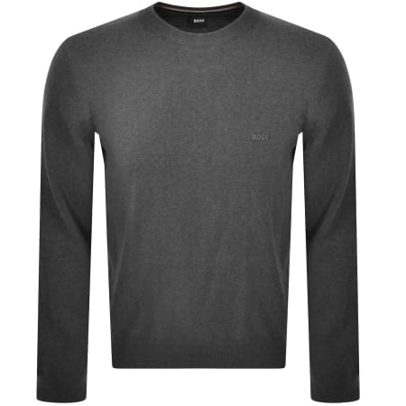 Product Image for BOSS Pacas L Knit Jumper Grey