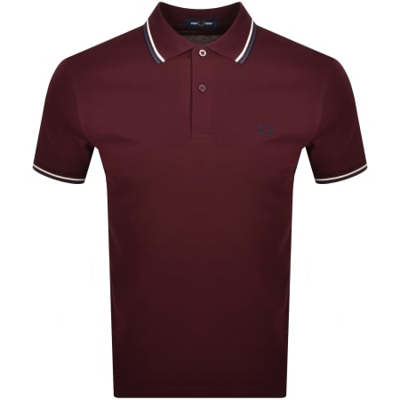 Product Image for Fred Perry Twin Tipped Polo Burgundy