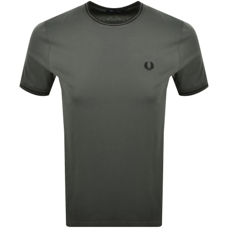 Product Image for Fred Perry Twin Tipped Short Sleeved T Shirt Green