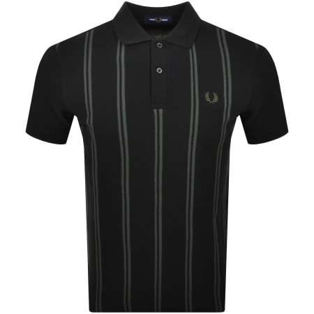 Product Image for Fred Perry Striped Polo Black
