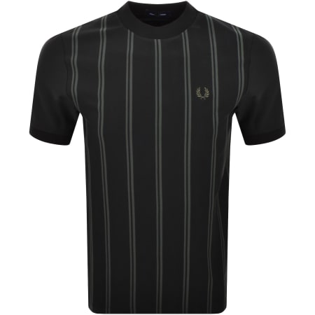 Product Image for Fred Perry Striped T Shirt Black