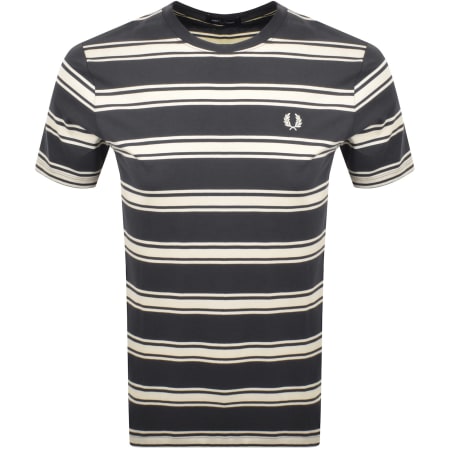 Product Image for Fred Perry Sport Fine Stripe T Shirt Grey