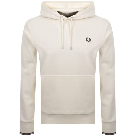 Product Image for Fred Perry Tipped Logo Hoodie Cream
