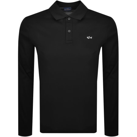 Product Image for Paul And Shark Logo Polo T Shirt Black