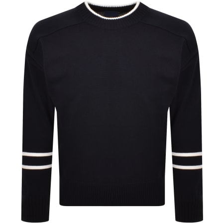 Product Image for Paul And Shark Tag Knit Jumper Navy