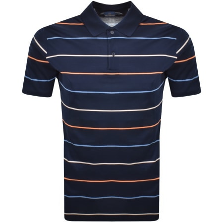 Product Image for Paul And Shark Cotton Striped Polo Navy