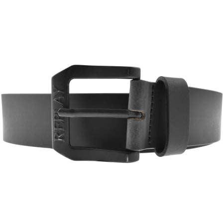 Product Image for Replay Logo Buckle Belt Black