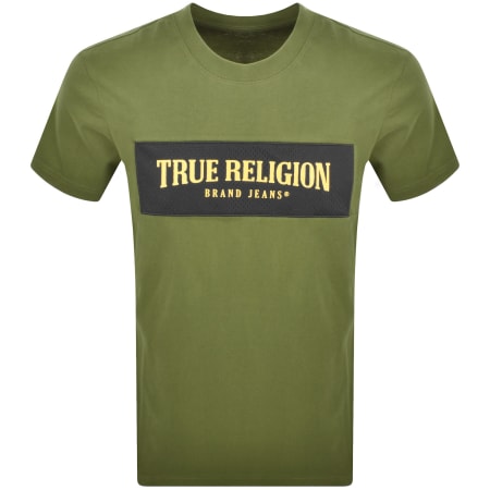 Product Image for True Religion Mesh Box Logo T Shirt Chive