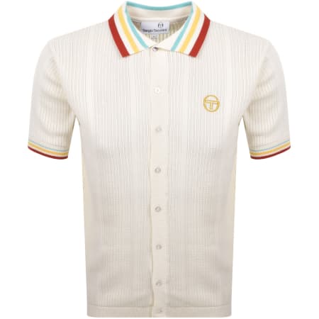 Product Image for Sergio Tacchini Slice Knit Polo Gardenia