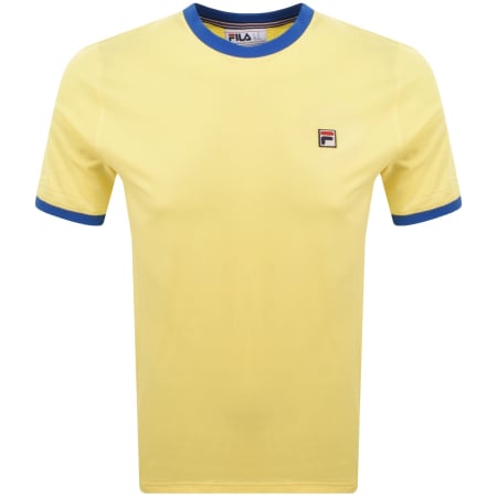 Product Image for Fila Vintage Marconi Ringer T Shirt Yellow