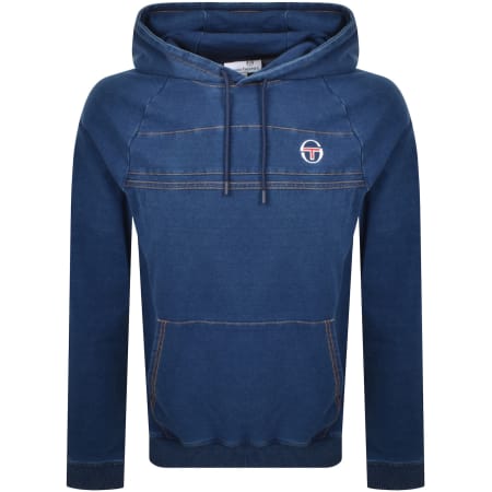 Product Image for Sergio Tacchini Denim Damarindo Hoodie Blue