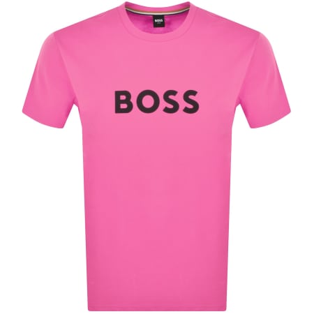 Product Image for BOSS Logo T Shirt Pink