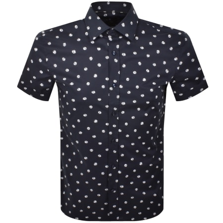 Product Image for BOSS H Hank Kent Shirt Navy