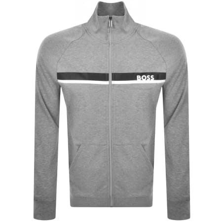 Product Image for BOSS Authentic Full Zip Sweatshirt Grey