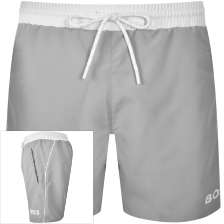 Product Image for BOSS Starfish Swim Shorts Grey