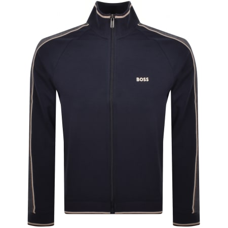 Product Image for BOSS Full Zip Tracksuit Jacket Dark Blue