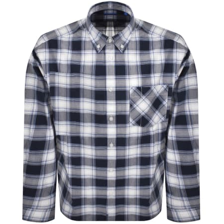 Product Image for HUGO Blue Ebill Long Sleeve Shirt White