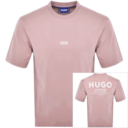 Product Image for HUGO Blue Nalono T Shirt Pink