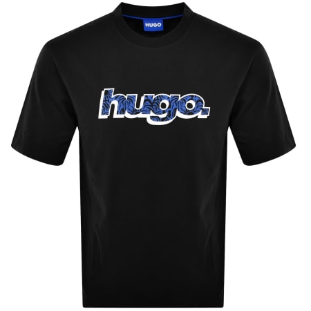 Product Image for HUGO Blue Nugibol T Shirt Black