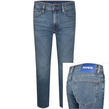 Product Image for HUGO Blue Ash Mid Wash Slim Fit Jeans