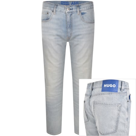 Product Image for HUGO Blue Ash Light Wash Slim Fit Jeans