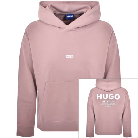 Product Image for HUGO Blue Nazardo Hoodie Pink