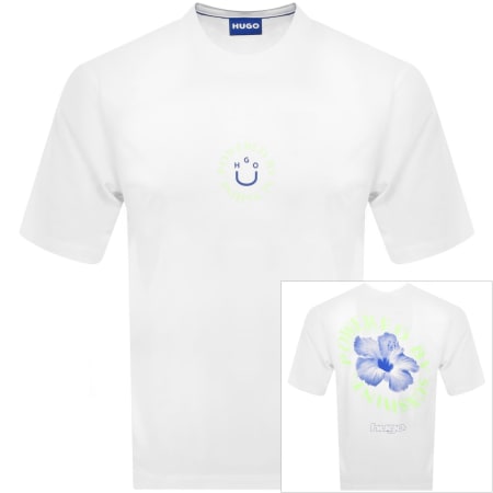 Product Image for HUGO Blue Napoka T Shirt White