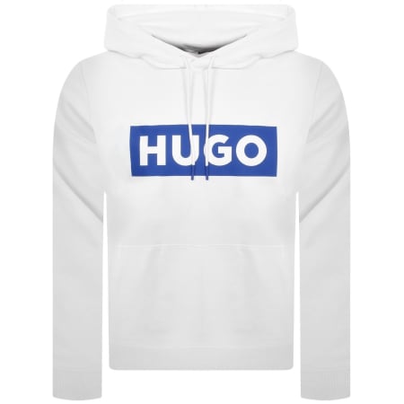 Product Image for HUGO Blue Nalves Hoodie White