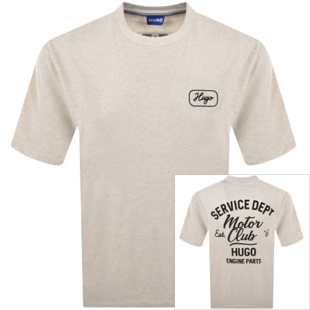 Product Image for HUGO Blue Nampie T Shirt Beige