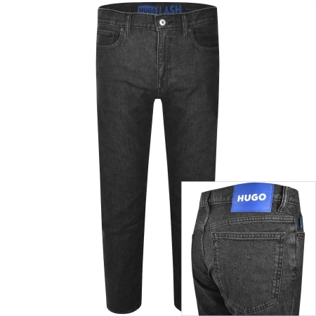 Product Image for HUGO Blue Slim Fit Ash Jeans Mid Wash Black
