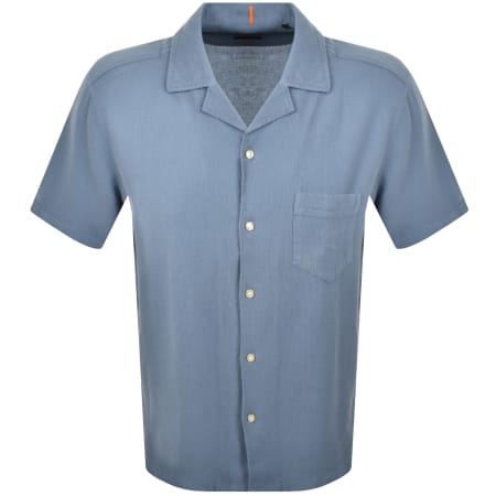 Product Image for BOSS Rayer M Short Sleeve Shirt Blue