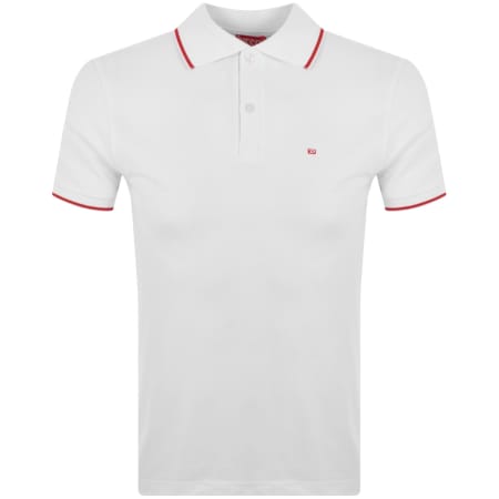 Product Image for Diesel T Ferry Microdiv Polo T Shirt White