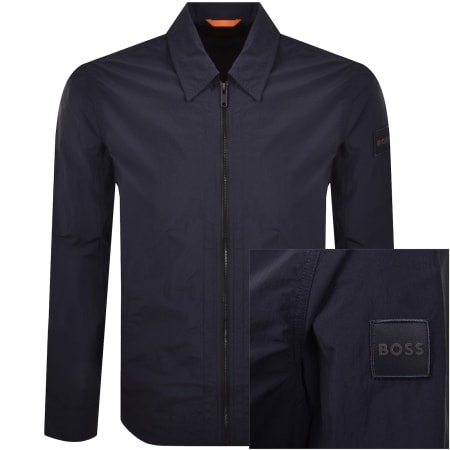 Product Image for BOSS Leejay 1 Overshirt Navy