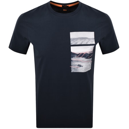 Product Image for BOSS Te_ Dune T Shirt Blue