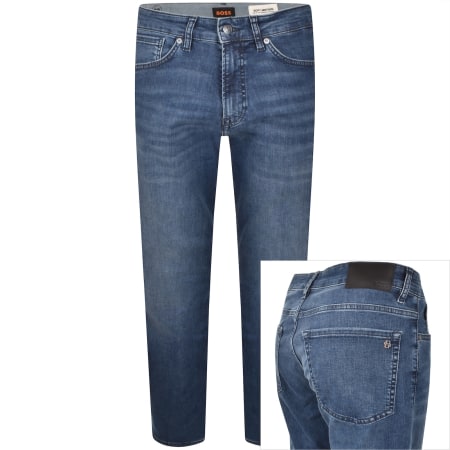 Product Image for BOSS Re Maine Regular Fit Dark Wash Jeans Blue