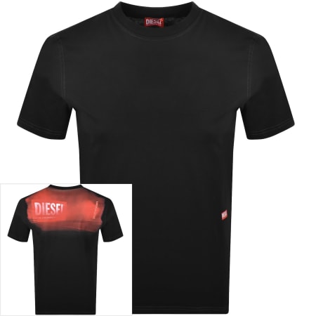 Product Image for Diesel T Adjust Slits T Shirt Black