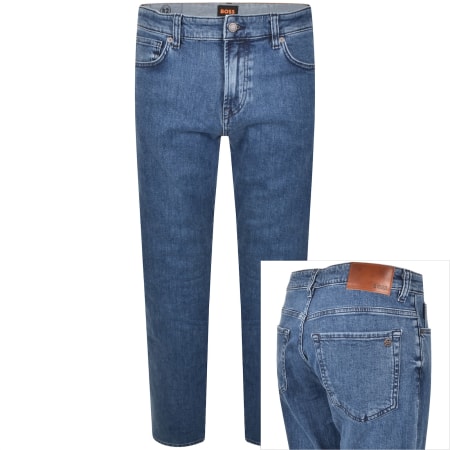 Product Image for BOSS Re Maine Regular Fit Jeans Medium Blue