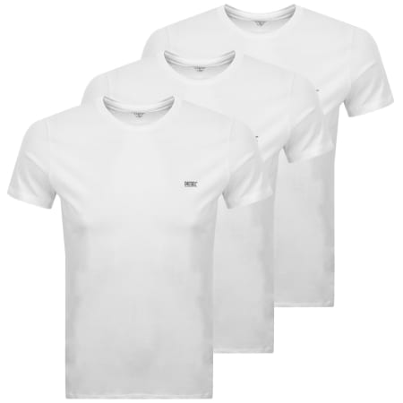 Product Image for Diesel UMTEE Jake 3 Pack T Shirts White