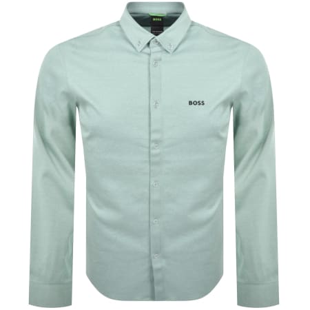 Product Image for BOSS Motion Long Sleeve Shirt Green