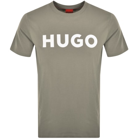 Product Image for HUGO Dulivio Crew Neck T Shirt Brown