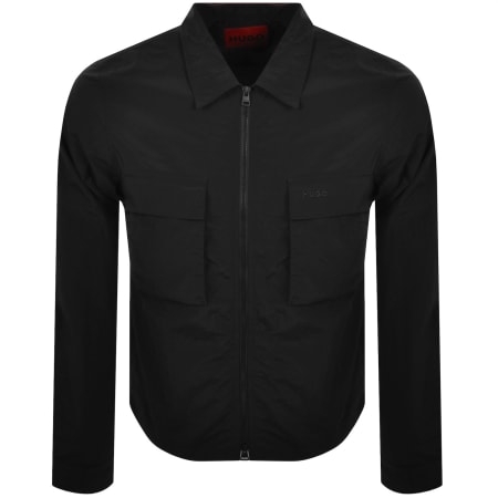 Product Image for HUGO Eselio Overshirt Black