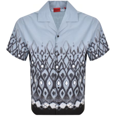 Product Image for HUGO Espino Short Sleeve Shirt Blue