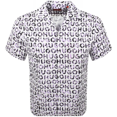 Product Image for HUGO Ellino Straight Fit Shirt Purple