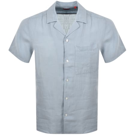 Product Image for HUGO Ellino Straight Fit Shirt Blue