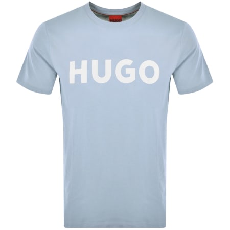 Product Image for HUGO Dulivio Crew Neck T Shirt Blue