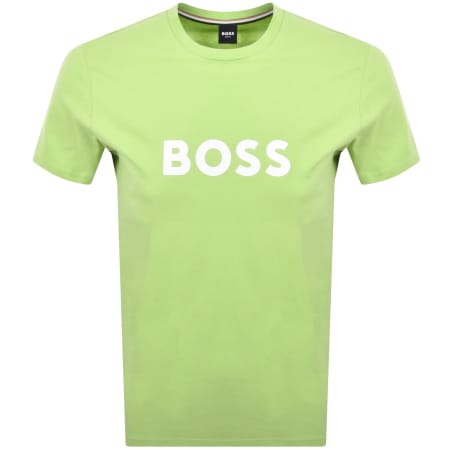 Product Image for BOSS Logo T Shirt Green