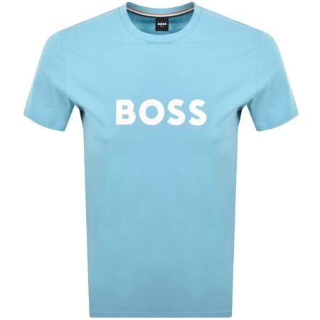 Product Image for BOSS Logo T Shirt Blue
