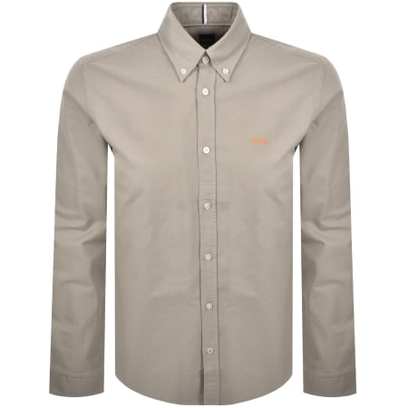Product Image for BOSS H Roan Long Sleeve Shirt Beige