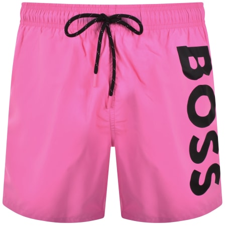 Product Image for BOSS Octopus Swim Shorts Pink